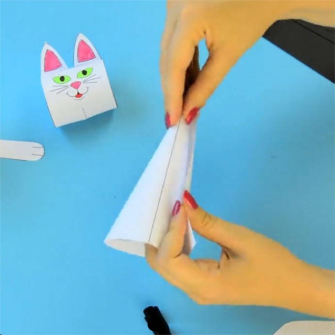 Кошечки из бумаги Кошечки из бумаги