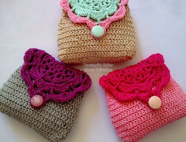 Красивая сумочка крючком Красивая сумочка крючком