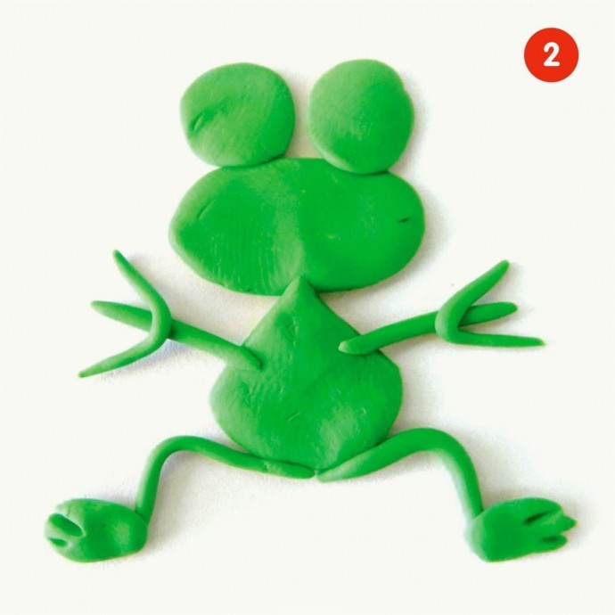 Лягушонок из пластилина Лягушонок из пластилина
