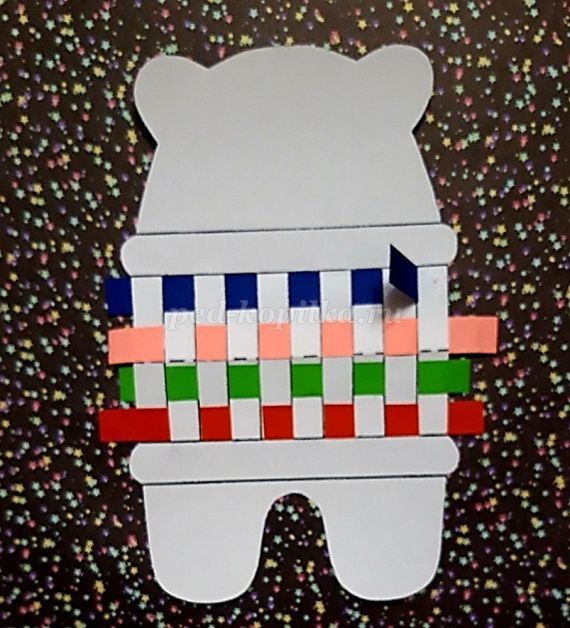 Мастер–класс по изготовлению аппликации методом прямого плетения из полосок бумаги: часть 2 Мастер–класс по изготовлению аппликации методом прямого плетения из полосок бумаги: часть 2