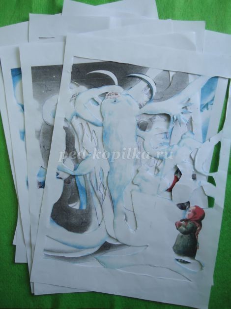 Мастер-класс по рисованию: набрызг "Морозко", часть 1 Мастер-класс по рисованию: набрызг "Морозко", часть 1