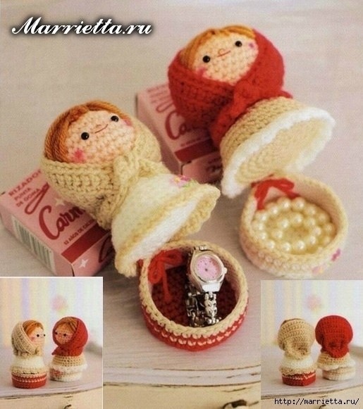 Матрёшка-шкатулка Матрёшка-шкатулка