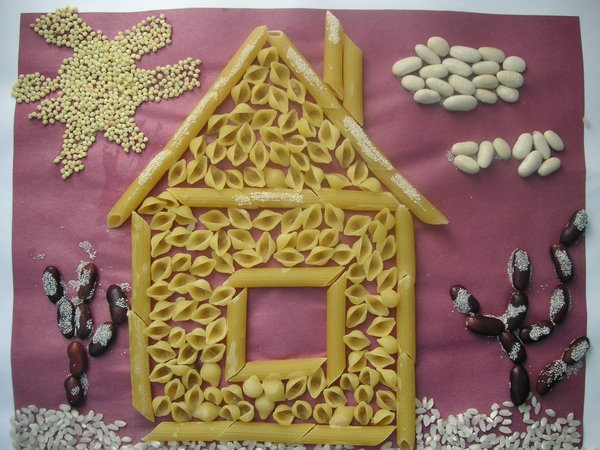 ​Поделки из макарон