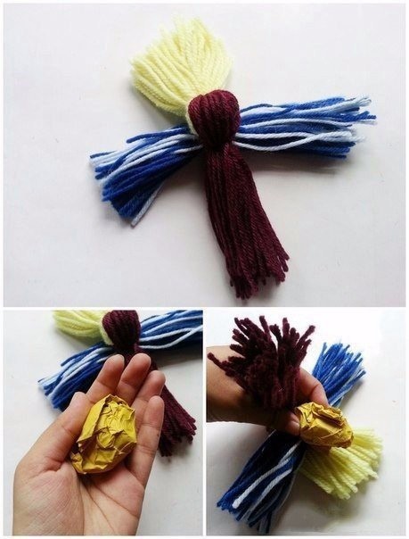 Пташка из пряжи Пташка из пряжи