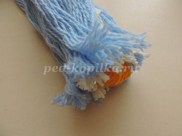 Снегурочка из ниток: новогодний мастер-класс, часть 1