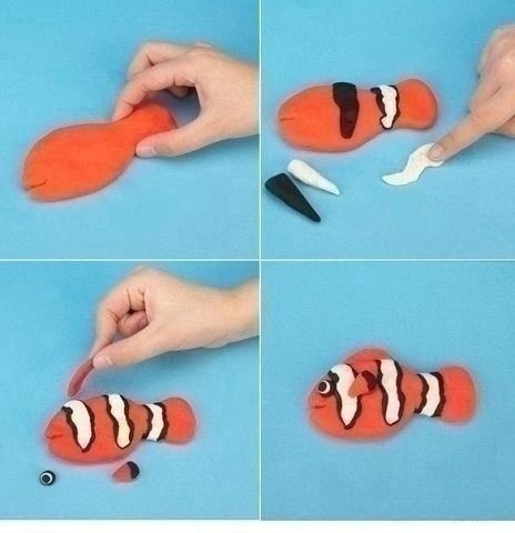 Учим детей лепить из пластилина