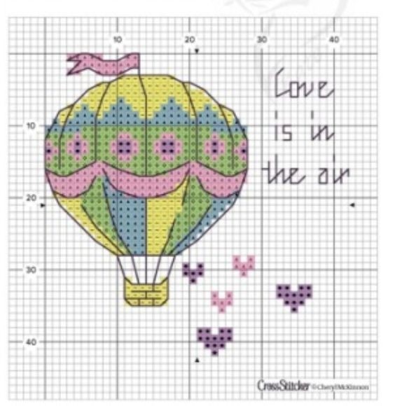 Вышиваем с детками воздушные шары Вышиваем с детками воздушные шары