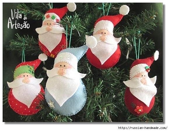 Дед Мороз из фетра Дед Мороз из фетра