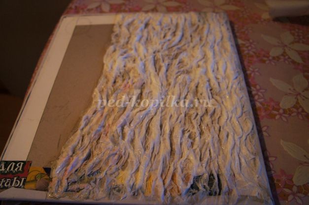 Действующая миниатюра "Весенний пейзаж": мастер-класс, часть 3