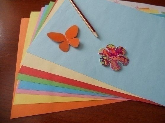 Объёмная открытка "Корзинка с цветами"