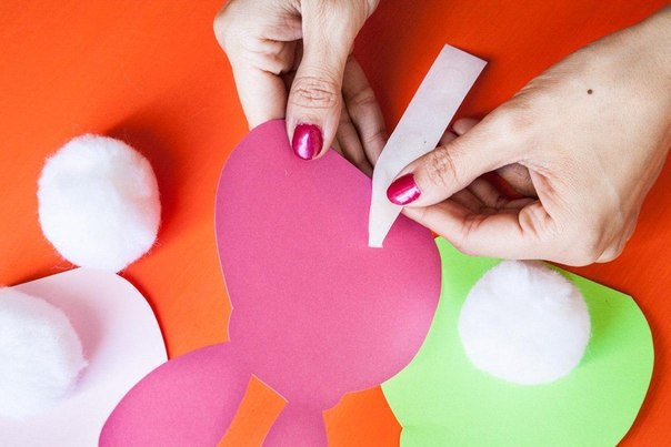 Гирлянда-кролики для декора Гирлянда-кролики для декора