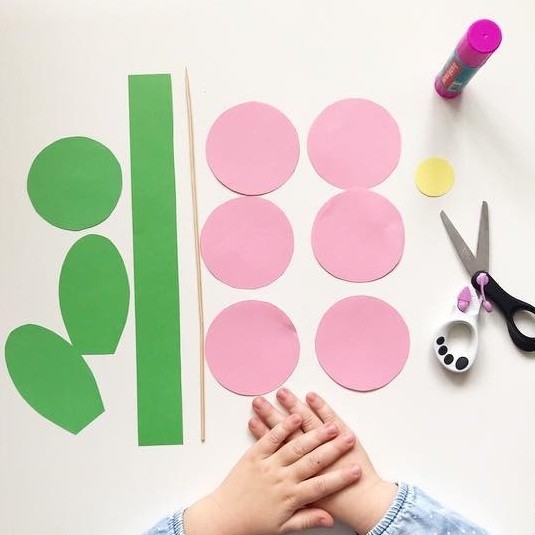 Объемный цветочек Объемный цветочек