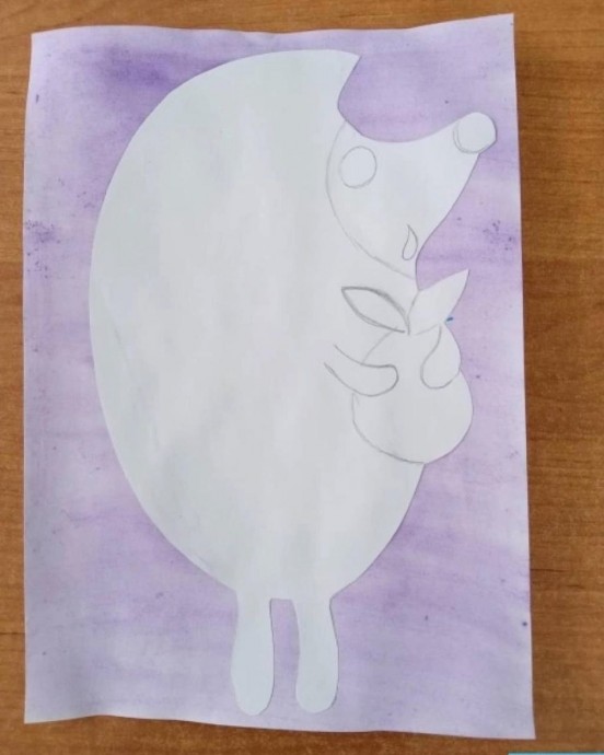 ​Осенний ежик с колосками