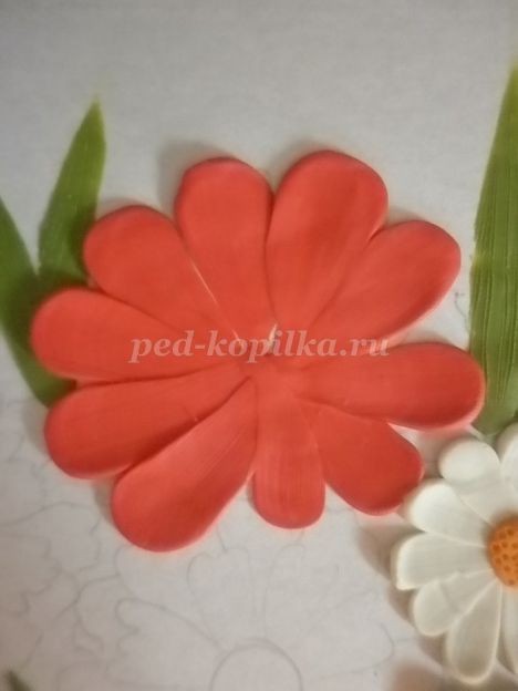 Пластилинография "Цветочки": часть 4 Пластилинография "Цветочки": часть 4