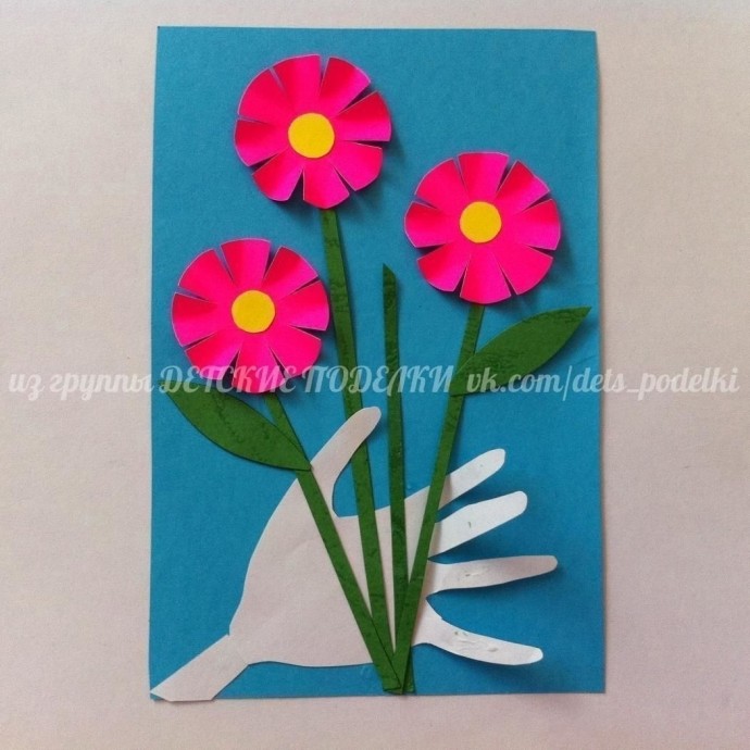 Букет в руке