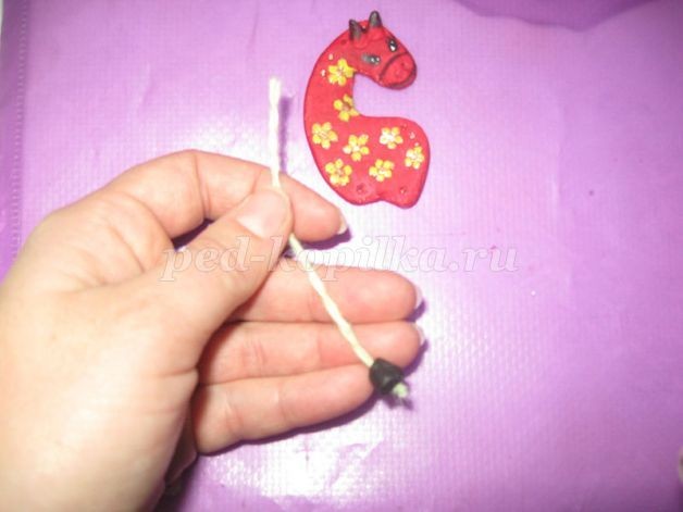 Лошадки-магниты из соленого теста: мастер-класс, часть 3