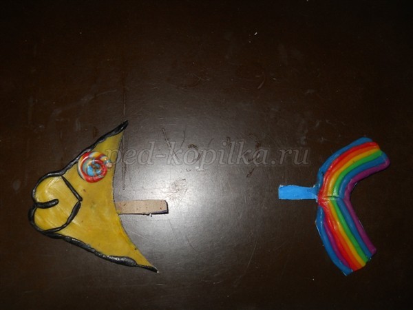 Аппликация из пластилина