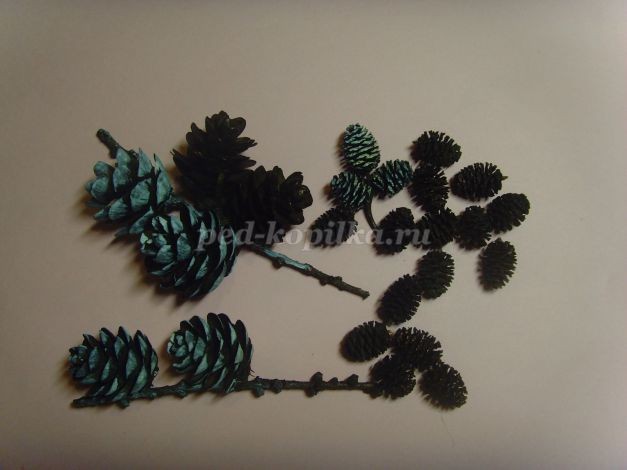 Месяц из шпагата и природного материала Месяц из шпагата и природного материала