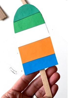 Мороженое из картона Мороженое из картона