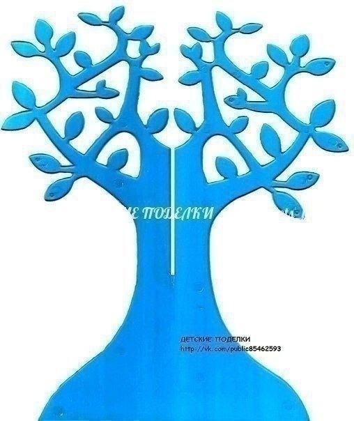 Осеннее деревце из цветной бумаги