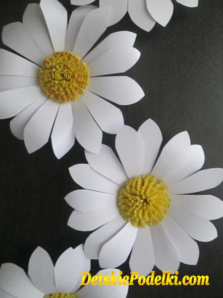 Бумажные ромашки