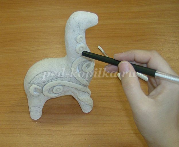 ​Лошадка из солёного теста: часть 2