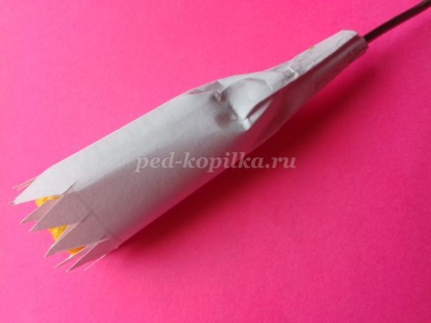 Как сделать подснежники детскими руками Как сделать подснежники детскими руками