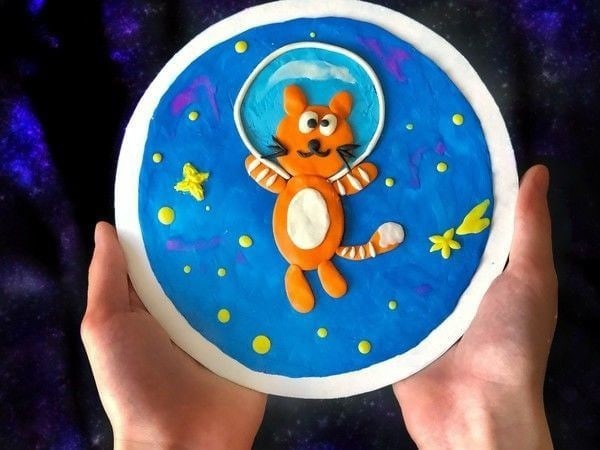 Картины с животными из пластилина Картины с животными из пластилина