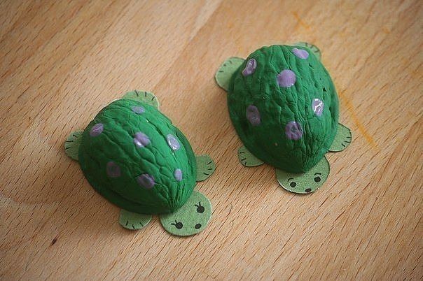 Поделки из скорлупы грецкого ореха