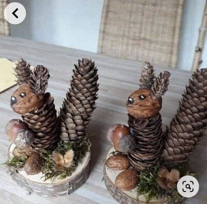 Животные из природных материалов