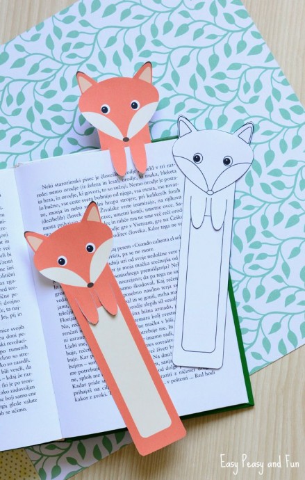 Изготовление простых закладок для книг с детьми
