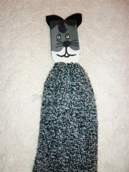 Кукольный театр на деревянных лопатках