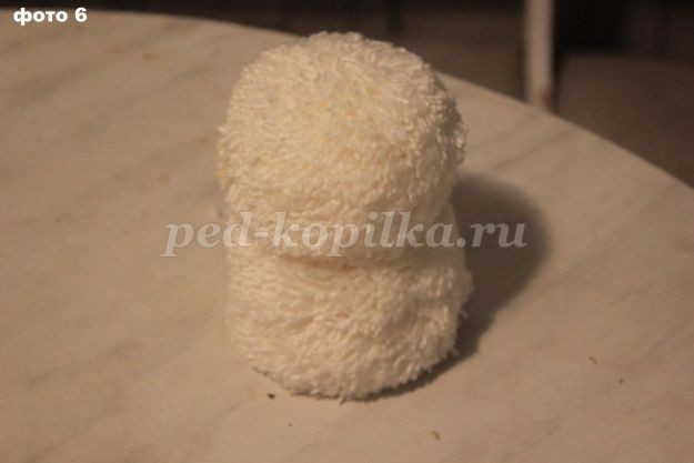 Снеговик из помпонов: мастер-класс Снеговик из помпонов: мастер-класс