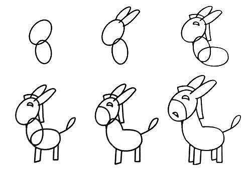 10 примеров, как нарисовать зверей поэтапно