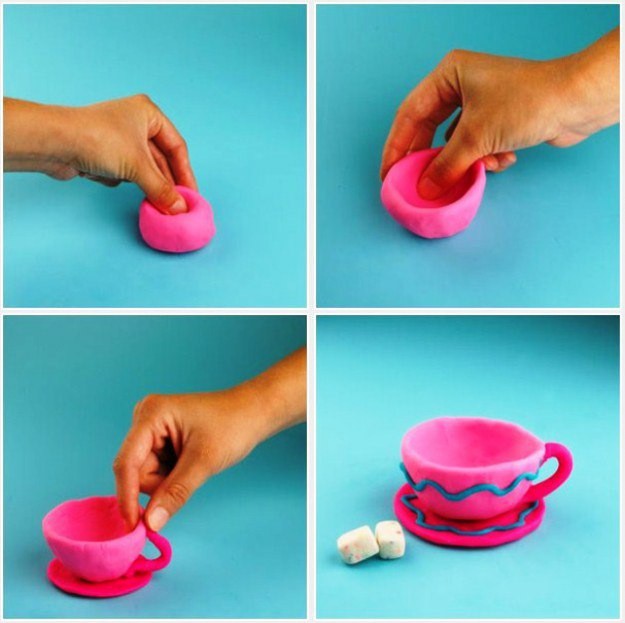 Кухонная тема: лепим с детьми из пластилина Кухонная тема: лепим с детьми из пластилина