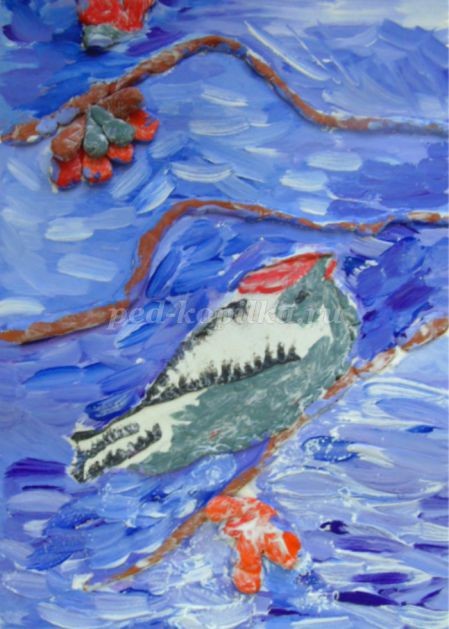 Весеннее панно в смешанной технике Весеннее панно в смешанной технике