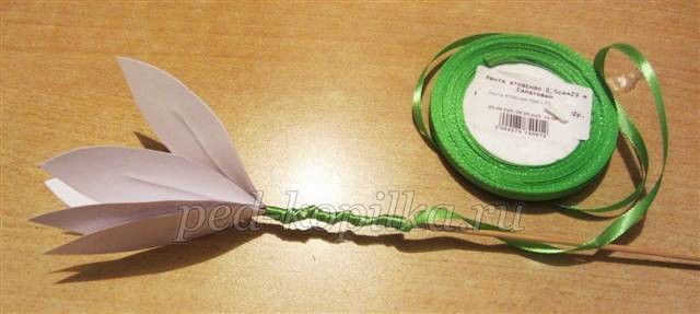 ​Лилия из бумаги: мастер-класс, часть 2