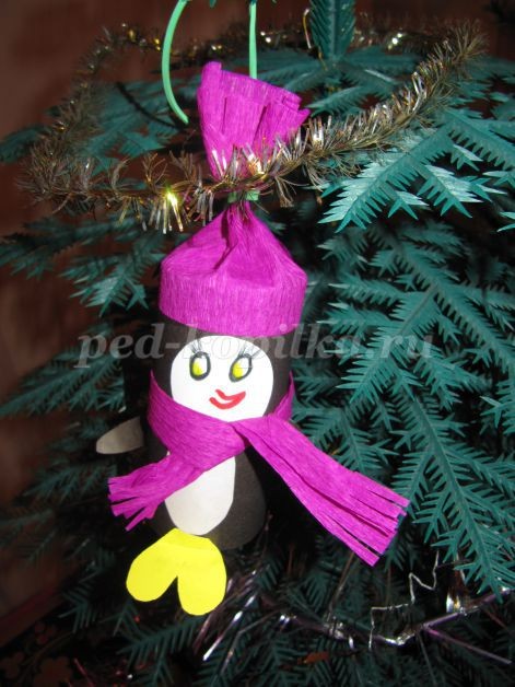 Новогодняя игрушка из бросового материала: часть 1