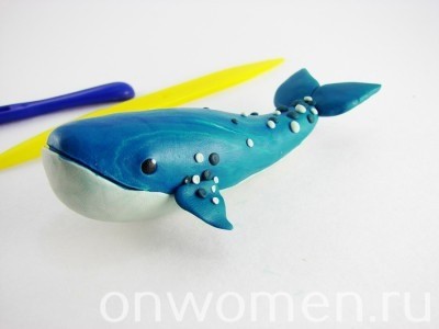 Лепим с детьми кита Лепим с детьми кита