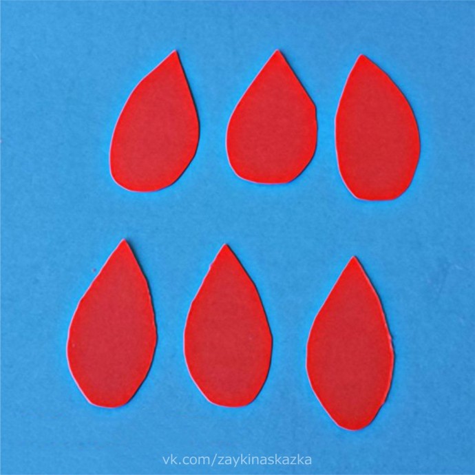 ​Тюльпаны из цветной бумаги