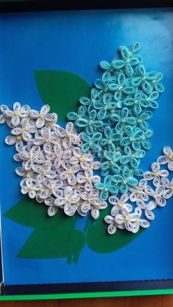 Сирень в технике квиллинг: мастер-класс Сирень в технике квиллинг: мастер-класс