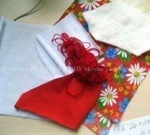 Кукла-оберег из лоскутков