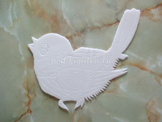 Синица из потолочной плитки детскими руками: мастер-класс, часть 1 Синица из потолочной плитки детскими руками: мастер-класс, часть 1