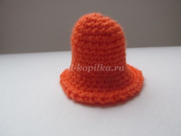 Ёлочная игрушка-колокольчик крючком Ёлочная игрушка-колокольчик крючком