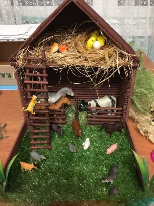 Кaк сделать домик из бумажных трубочек