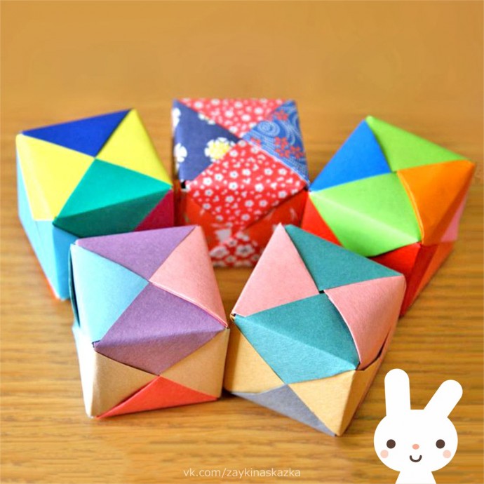 Кубики оригами