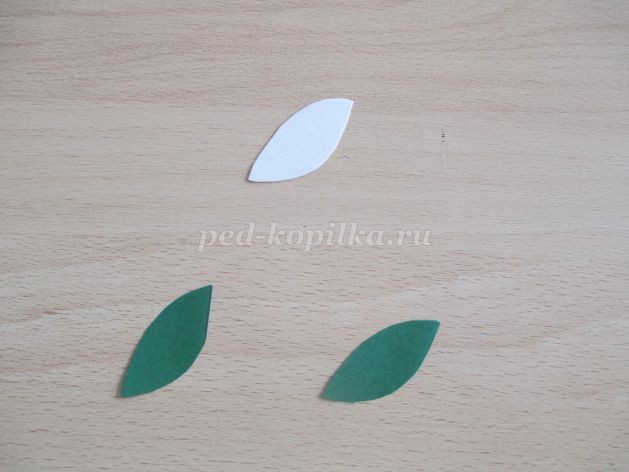 ​Объемная аппликация из цветной бумаги "Подсолнух": часть 2