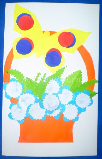 Открытка к 8 Марта "Цветы для мамы"