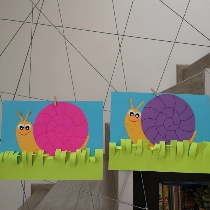 Улитка в травке