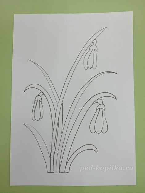 Витраж "Ландыши": часть 1